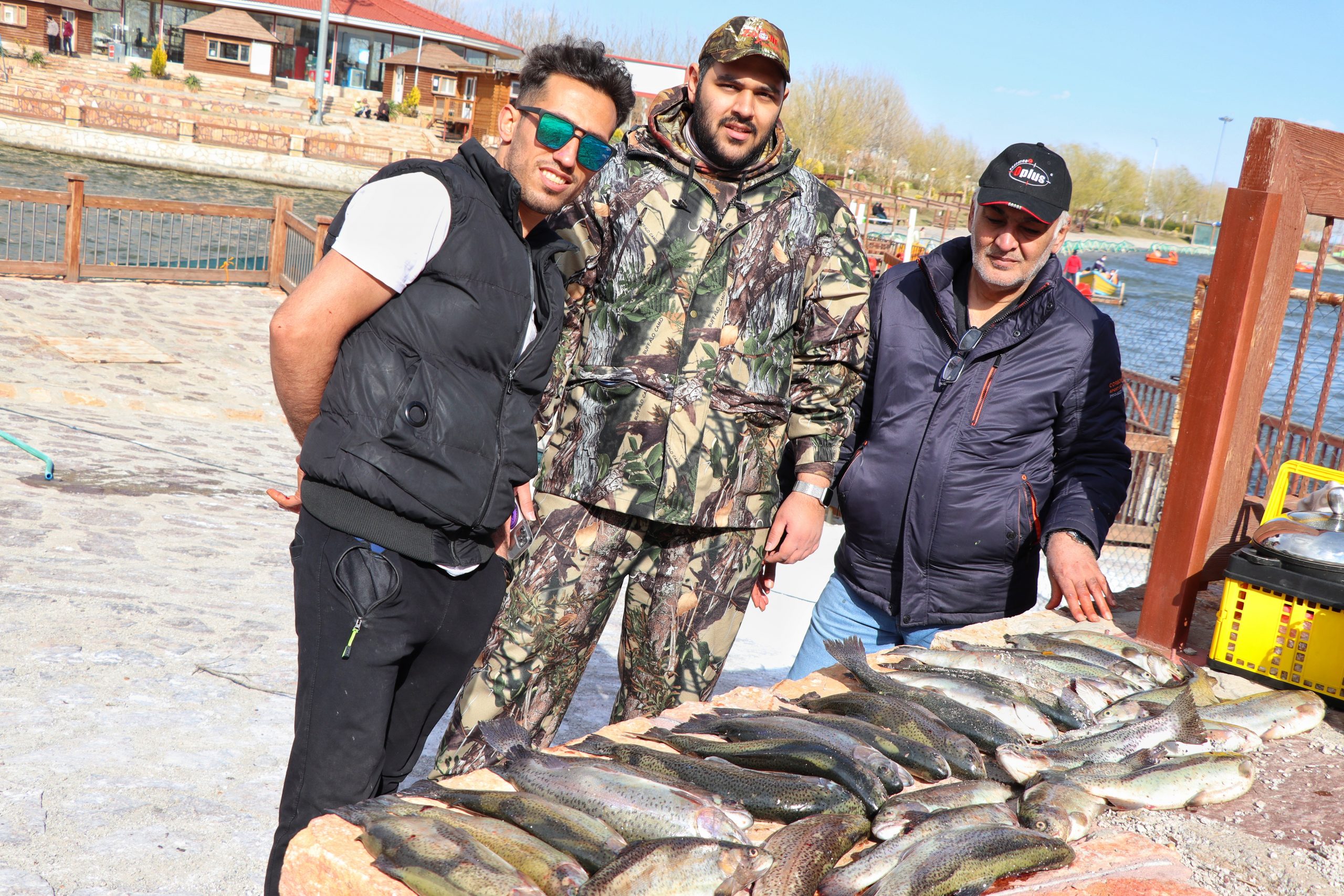 صید عالی ماهی قزل آلا