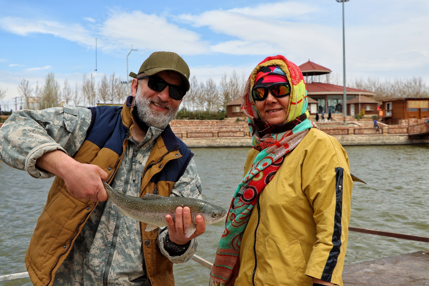 صید ماهی قزل آلا